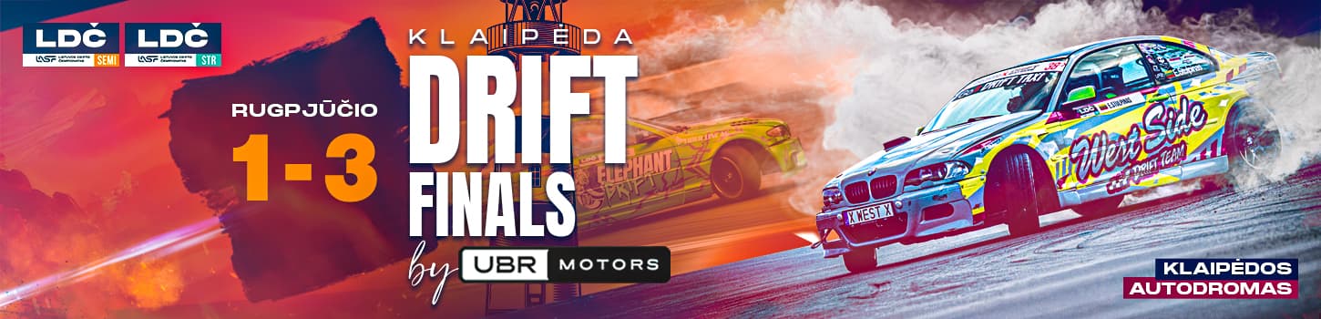 Klaipėdos Drift Finalai banner
